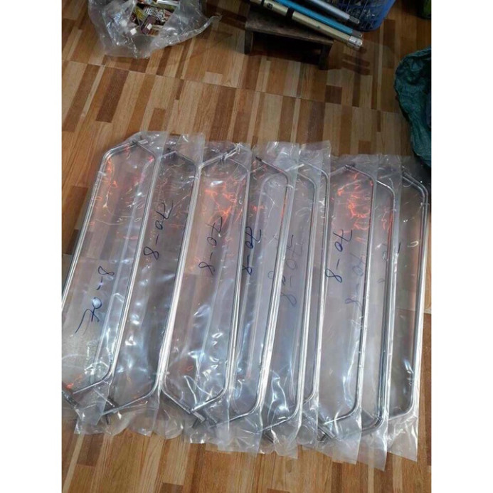 Vành Vợt Cá Inox, Vành Vợt Tam Giác Săn Hàng Siêu Bền Size 60,70,80cm Ren Ốc 8 gal562hh