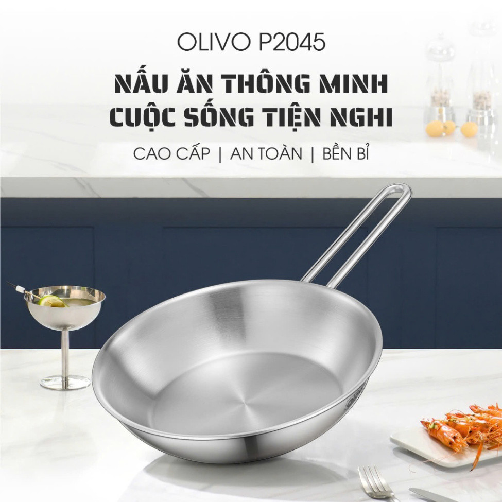 Chảo Inox Olivo P2045 | Shopee Việt Nam