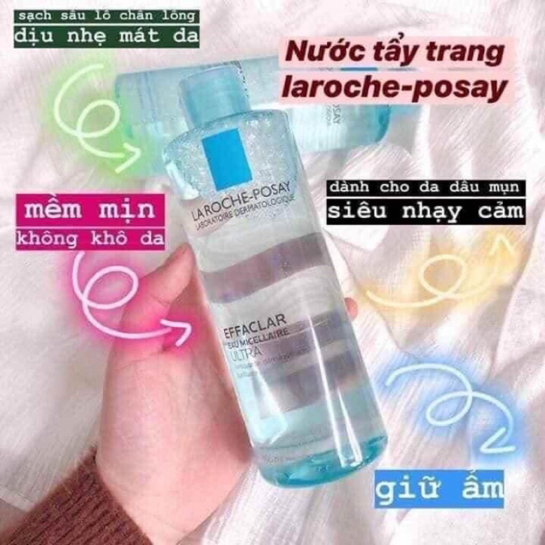 Tẩy trang Laroche Posay Micellar water 400ml