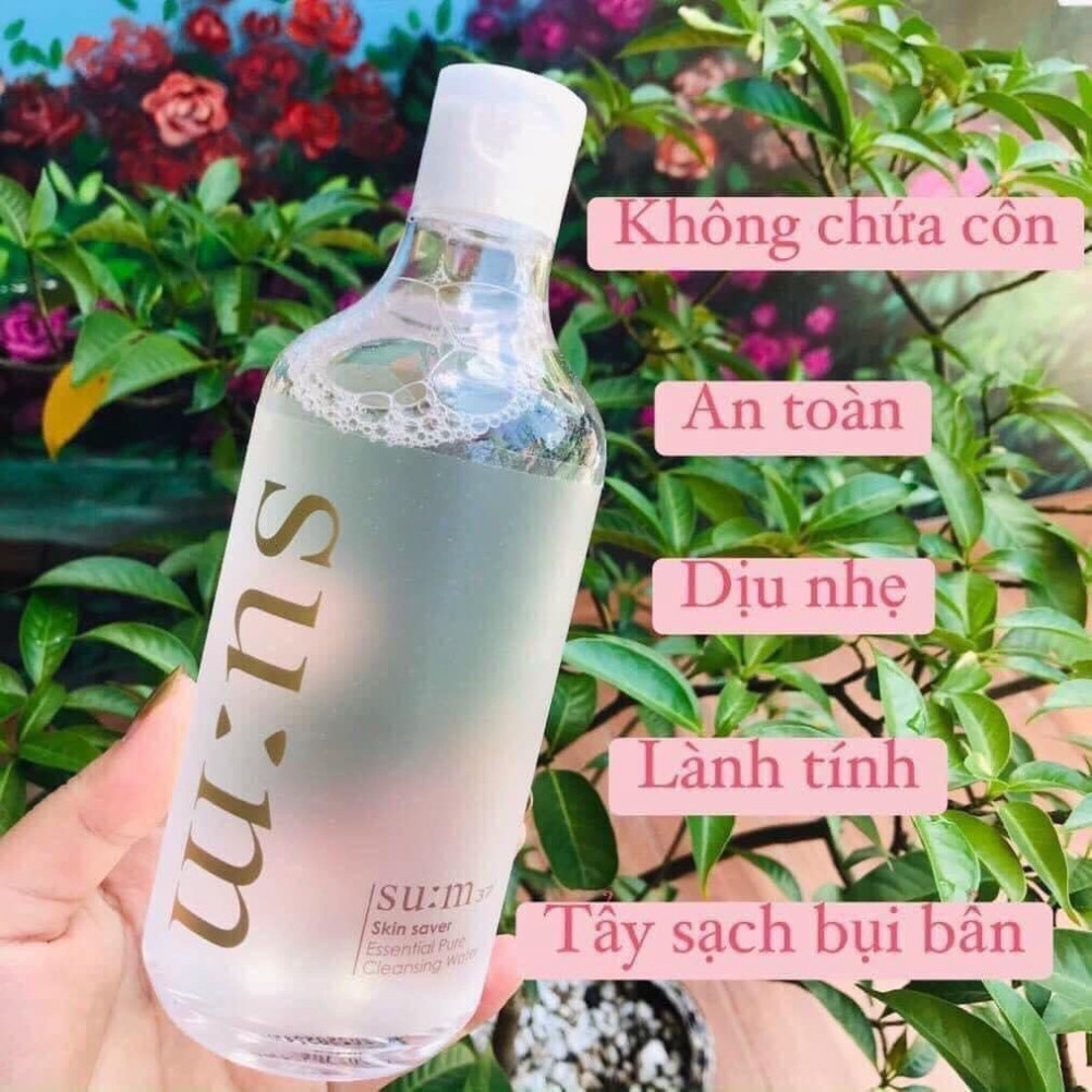 Set tẩy trang , sữa rửa mặt SUM 37 400ml+100ml
