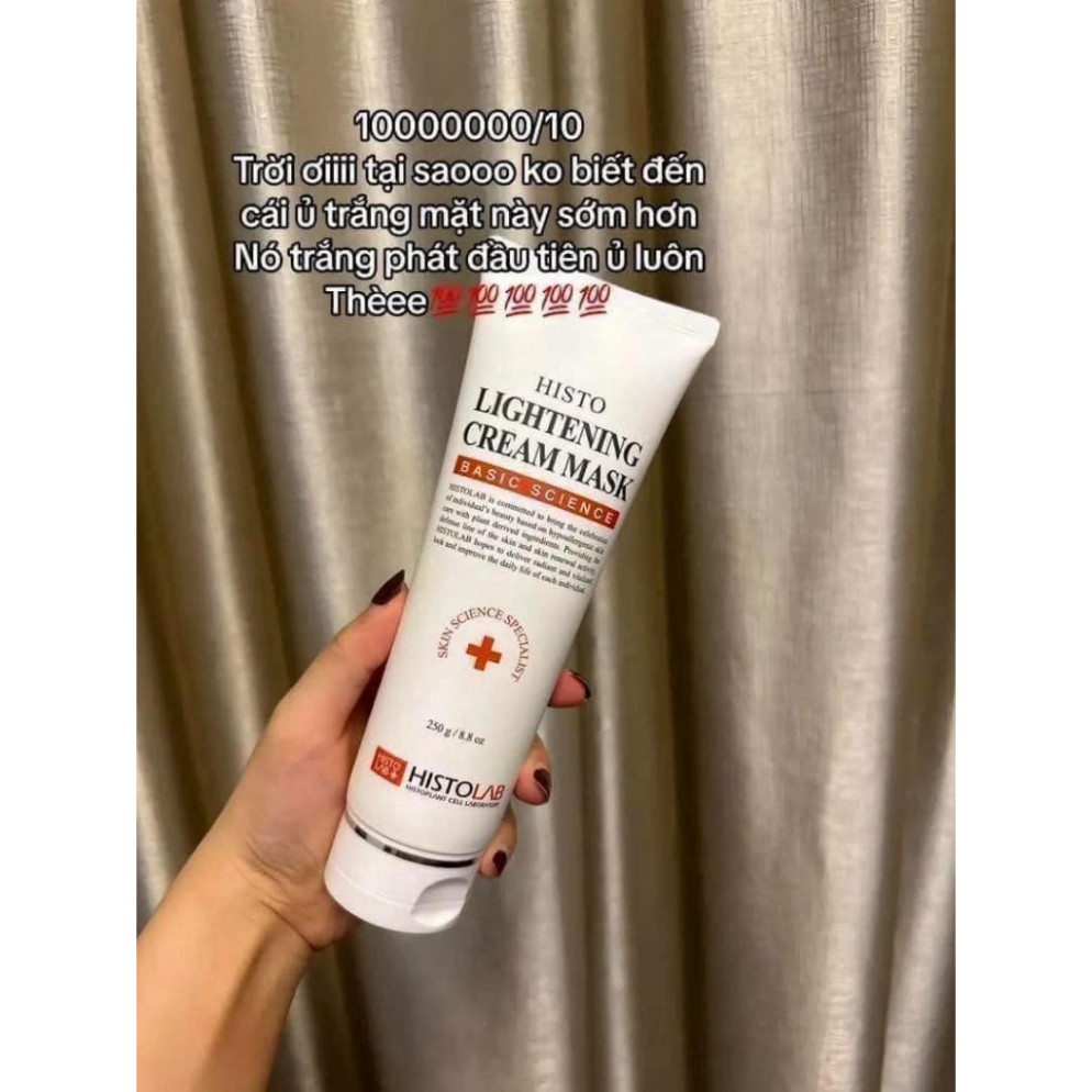 Mask mặt nạ dưỡng trắng Histo lab Lightening Cream Mask