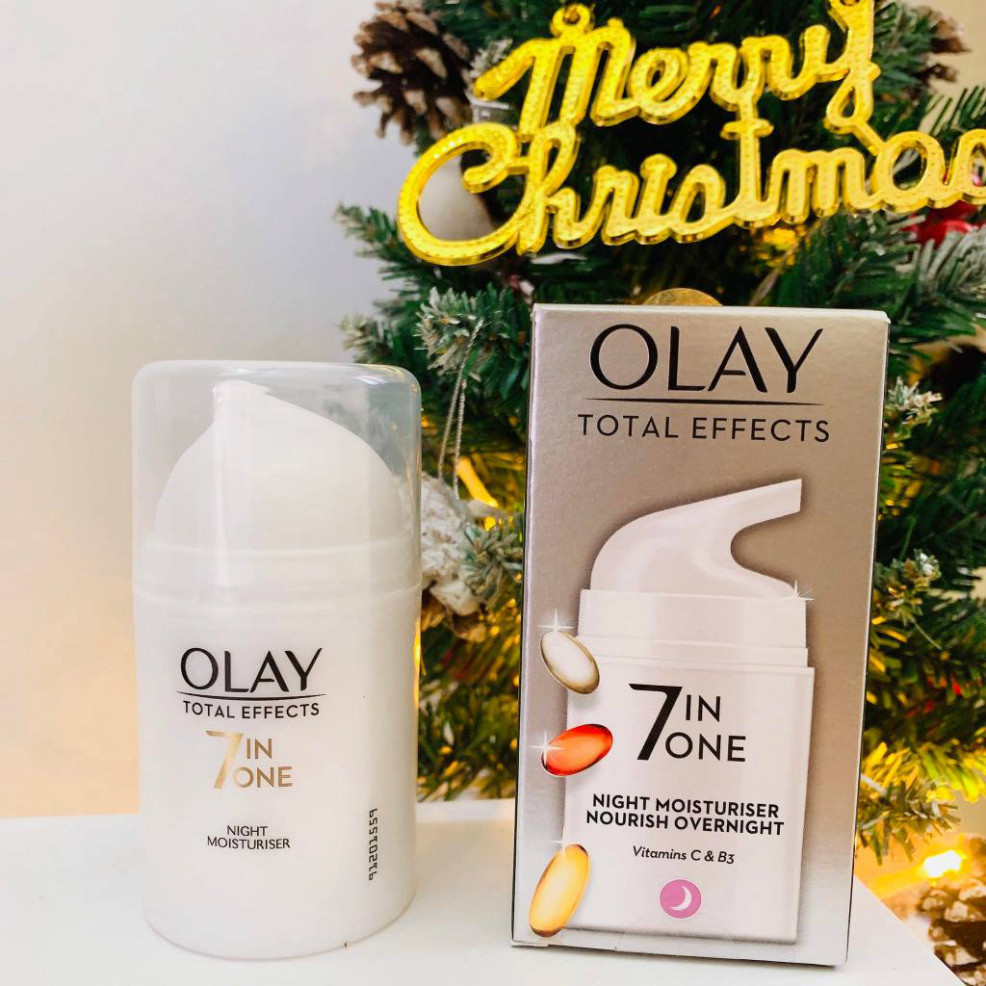 (hàng uk 37ml-50ml) Kem dưỡng trắng da Olay 7 in 1 Total Effect