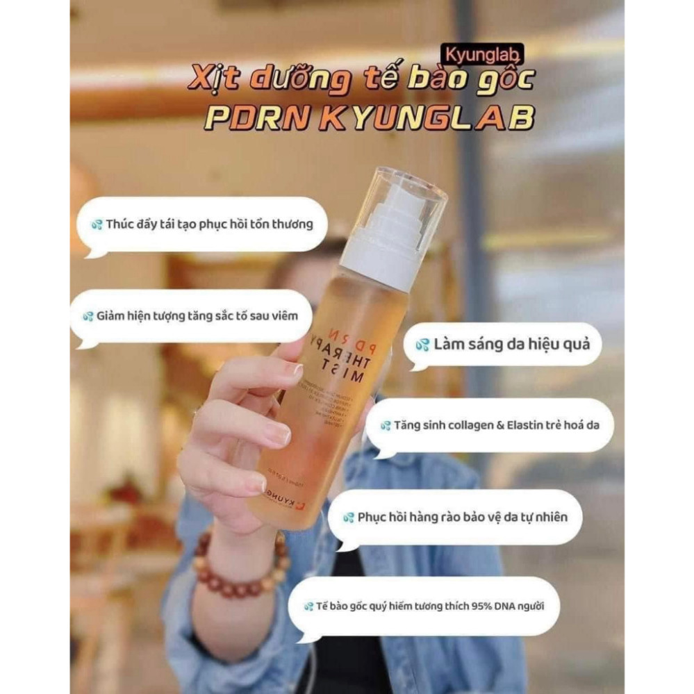 Xịt khoáng Kyung Lab PDRN Therapy Mist cấp ẩm, bổ sung dưỡng chất căng bóng da