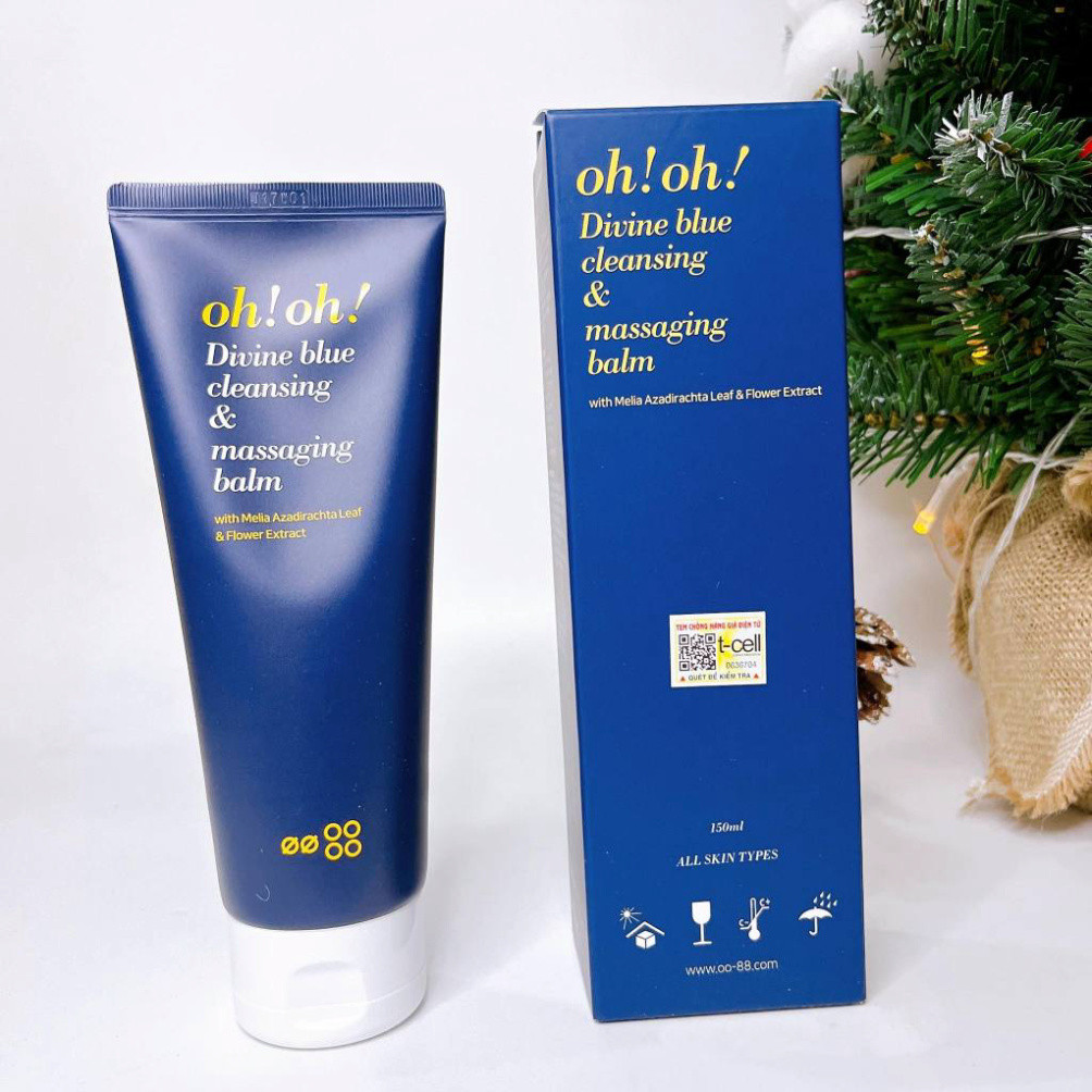 Sáp tẩy trang Oh Oh Divine Blue Cleansing & Massaging Balm