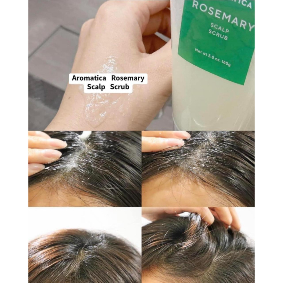 Tẩy da chết da đầu Aromatica Rosemary Scalp Scrub 165g