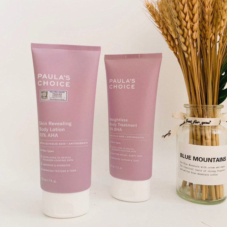 KEM DƯỠNG THỂ VÀ TẨY DA CHẾT BODY PAULA’S CHOICE  BHA , AHA 210ML