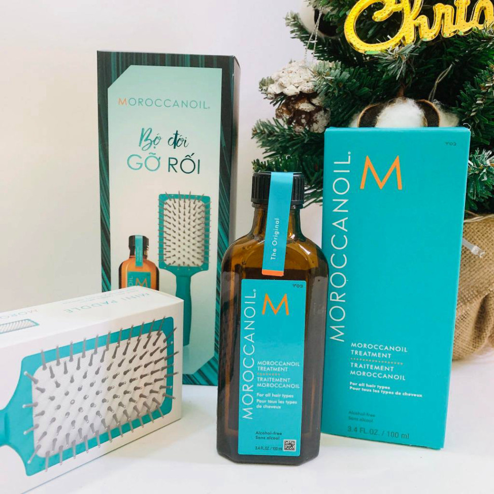 Dầu dưỡng tóc MoroccanOil 100ml hàng công ty , tặng kèm lược, bản tết tặng kem tay