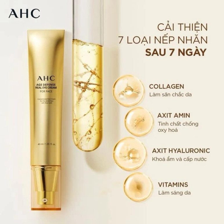 Kem mắt AHC Age Defense Real Eye cream for Face