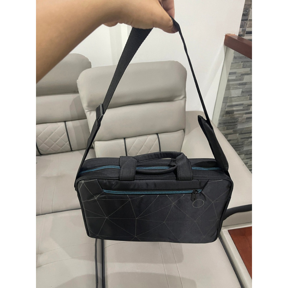 Cặp cầm ttay đeo chéo đen full 4 kiểu đựng M.E.N laptop 15*inch tiện lợii [SALE RẺ]