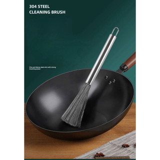 Chổi Cọ Rửa Xoong Nồi Nhật Bản – Tiện Lợi, Cao Cấp, Inox 304 Không Gỉ Sét!