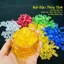 Combo Bát Tụ Bảo Thủy Tinh + đầy Hạt Đậu Pha Lê Đủ Màu , Size 6cm 8cm, phong thủy tài lộc cho gia chủ