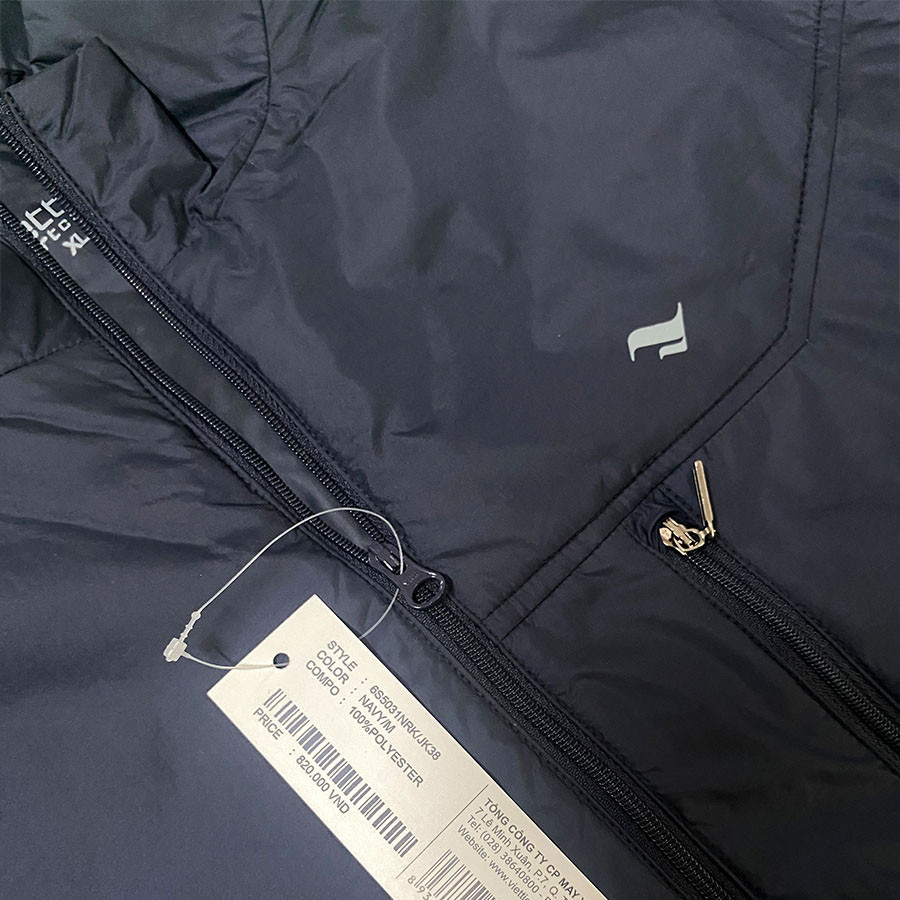 VIỆT TIẾN - Áo Khoác Gió Màu Đen,Chống Nắng Thể Thao,Trượt Nước,Siêu Nhẹ,Viettien Smart Casual