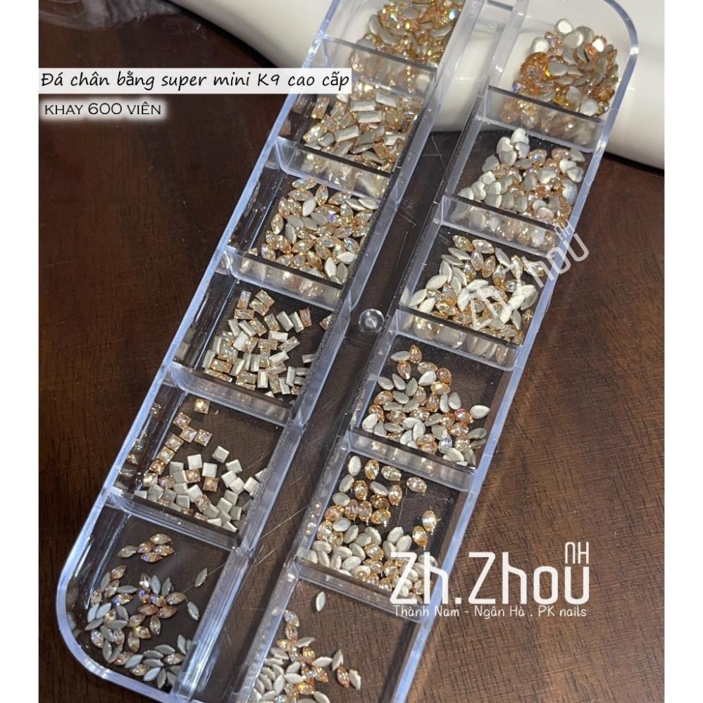 Set đá khối K9 chân bằng vát cạnh siêu sáng trang trí móng , đá chân bằng vát cạnh , đá chân bằng mini 600 viên
