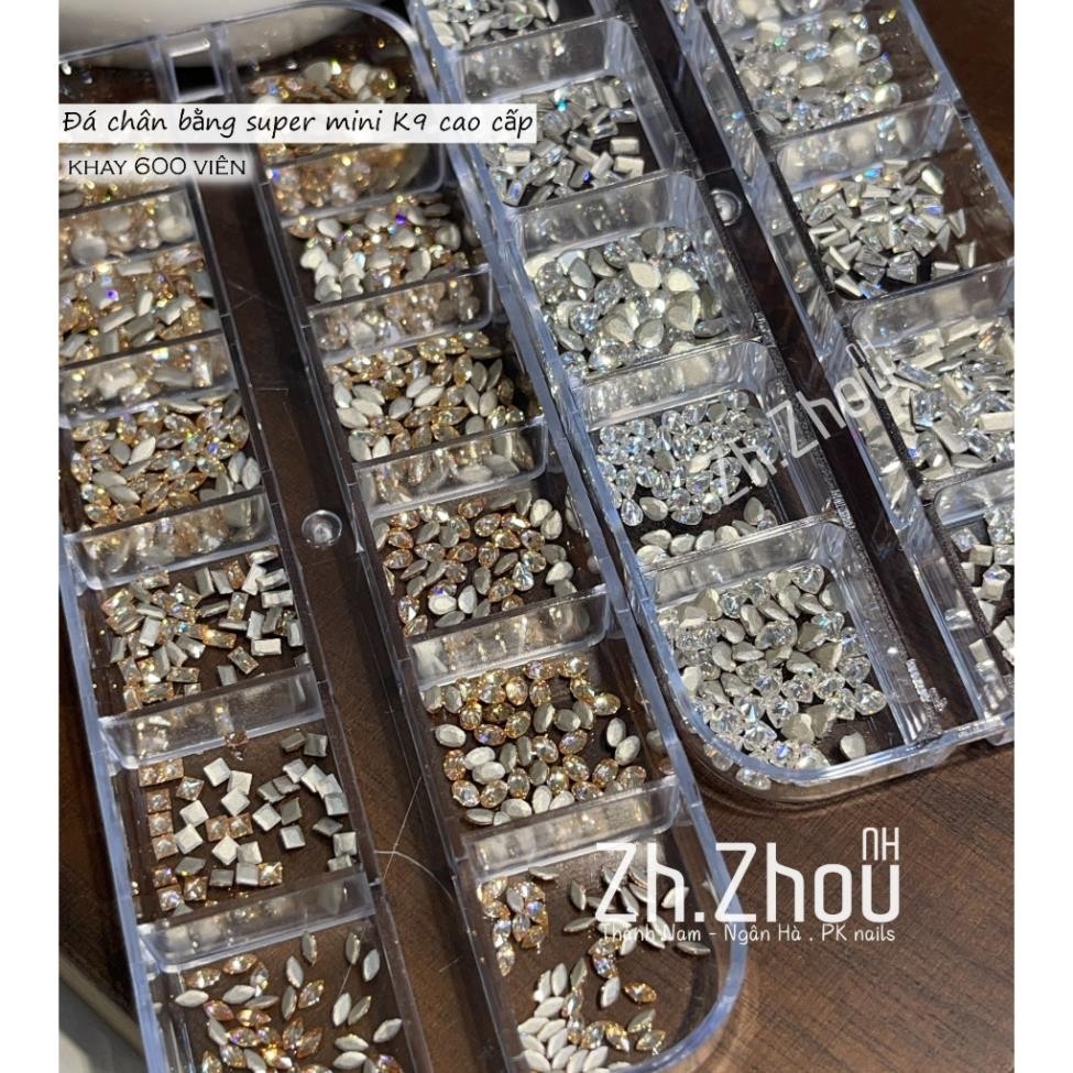 Set đá khối K9 chân bằng vát cạnh siêu sáng trang trí móng , đá chân bằng vát cạnh , đá chân bằng mini 600 viên
