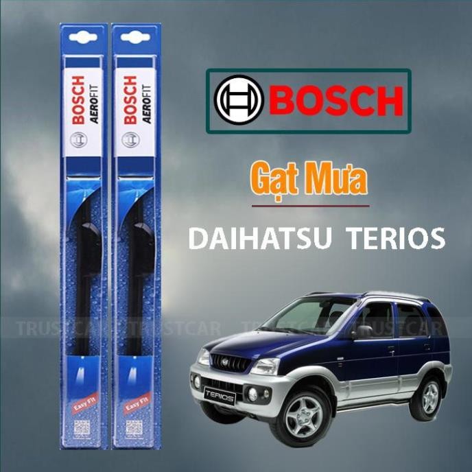 Gạt mưa xe Daihatsu Terios gạt mềm không xương chính hãng Bosch ( Giá 1 đôi )