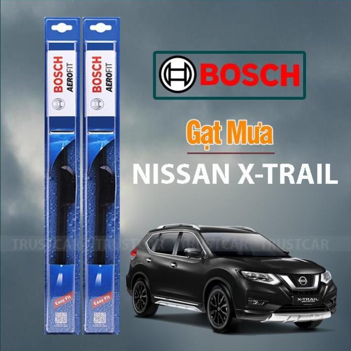 Gạt mưa xe Nissan Xtrail gạt mềm không xương chính hãng Bosch ( Giá 1 đôi )