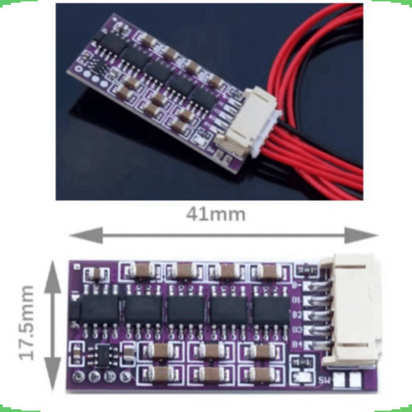 Mạch cân bằng pin chủ động 3S - 8S pin lithium 18650 dòng cân bằng 1.5A