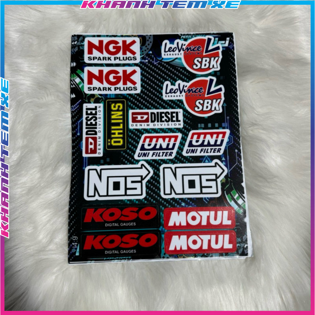 Tem Dán Tem Dán Sticker Decal Dán Trang Trí Dán Đa Vị Trí Xe Máy Xe ...