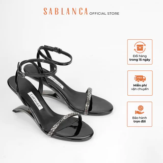 Giày xăng đan cao gót 8 phân (cm) phá cách Houdini Sandals SABLANCA SN0002