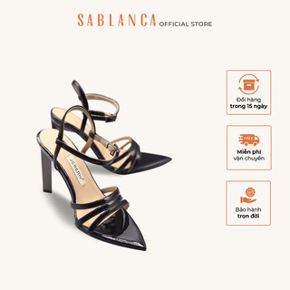 Giày cao gót 10 phân mũi nhọn Freya Heels da bóng Sablanca SN0026