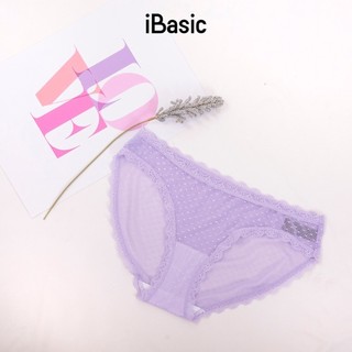 Quần lót ren nữ iBasic bikini họa tiết tinh tế mềm mại quyến rũ PANW169