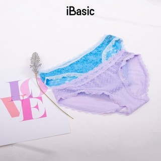 Quần lót ren nữ iBasic bikini họa tiết tinh tế mềm mại quyến rũ PANW169