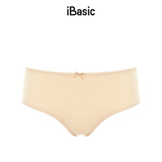 Quần lót nữ iBasic lưng cao trơn cotton USA kháng khuẩn PANW147C