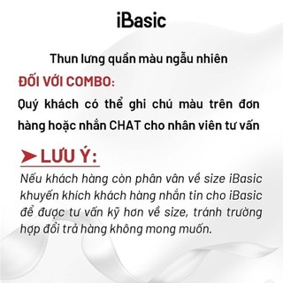 [MUA 4 TẶNG 2] Set quần lót su nữ không đường may không lộ viền iBasic V188 - V189