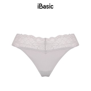 Quần lót lọt khe nữ iBasic thun lạnh ren co giãn 4 chiều sexy cá tính PANW141