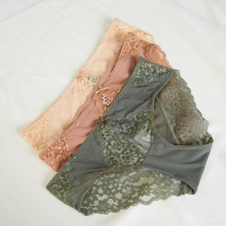 Quần lót nữ iBasic bikini ren phối lưới PANY060