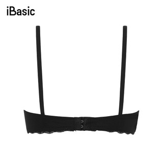 Áo ngực iBasic không gọng mút mỏng phối ren cotton USA kháng khuẩn BRAY052