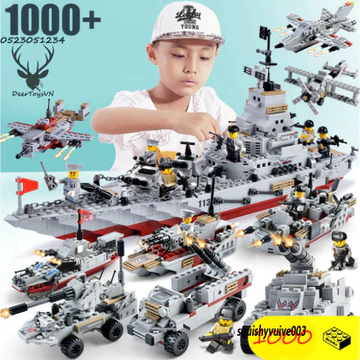 [1000CT-TÚI BÓNG] BỘ đồ giải trí XẾP HÌNH LEGO Chiến Hạm,LEGO TÀU CHIẾN,LEGO TÀU SÂN Bay rất rẻ
