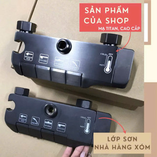 [ĐỒNG-MẠ TITAN] Sen Tắm Đứng Nóng Lạnh, dạng phím đàn PHỦ NANO