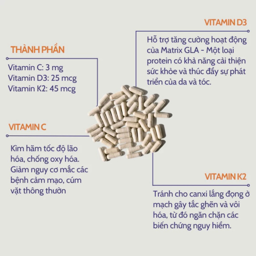 VITAMIN NOW D3 K2 , VITAMIN D3K2 MỸ, HỖ TRỢ XƯƠNG CHẮC KHỎE, TĂNG ĐỀ KHÁNG, MIỄN DỊCH