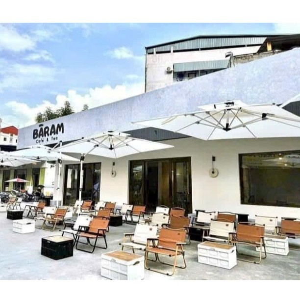 Ghế Gấp Gọn Khung Sắt V9999 Gấp Gọn Có Tựa Lưng, Ghế Cắm Trại Dã Ngoại Cafe Du Lịch Nhập Khẩu