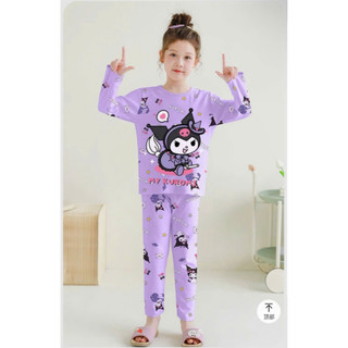 BỘ QUẦN ÁO THUN DÀI TAY THU ĐÔNG CHO BÉ GÁI, CHẤT THUN LẠNH CÂN NẶNG TỪ 9-44KG.