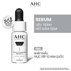 Tinh chất 5ml Serum mờ nám sáng da AHC PRO SHOT GLUTA-CTIVATION BRIGHT 3 5ML