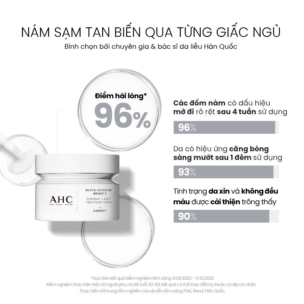 Ảnh Kem dưỡng kiêm mặt nạ ngủ mờ nám sáng da PROSHOT GLUTA-CTIVATION BRIGHT 3 AHC 50ML 2