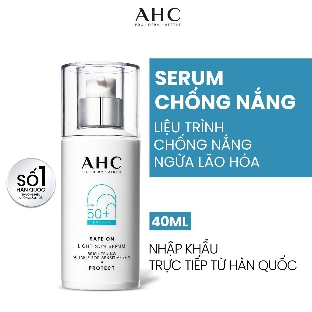 Ảnh Serum Chống nắng Lành Tính AHC SAFE ON 40ML 1