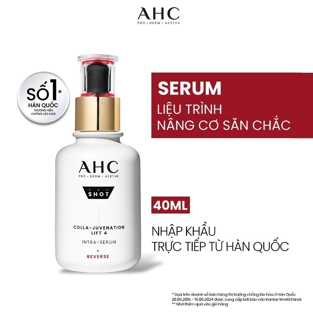 Ảnh Tinh chất serum chống lão hóa săn chắc da PROSHOT COLLA-JUVENATION LIFT 4 AHC 40ML 3