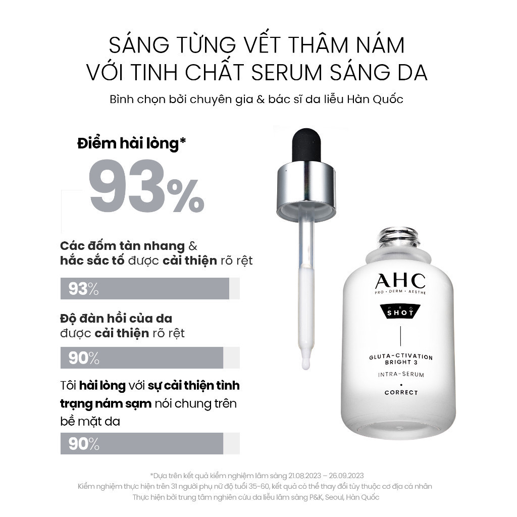 Ảnh Tinh chất serum nâng cơ săn chắc/ cấp ẩm căng bóng/ mờ nám sáng da AHC 40ML 3