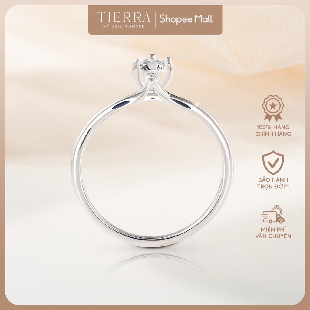 [CHAT TRƯỚC KHI ĐẶT] Nhẫn cầu hôn Tierra Bubble Kiss BCH7101 Vàng 10K 14K 18K hiện đại dành cho cặp đôi