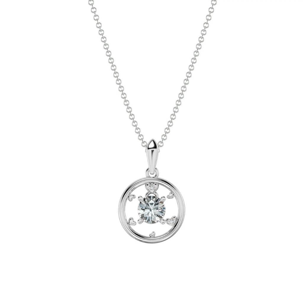 [CHAT TRƯỚC KHI ĐẶT] Mặt Dây Tierra BMD8151 Vàng 14K 18k Với Thiết Kế Viên Đá Chuyển Động Lạ Mắt