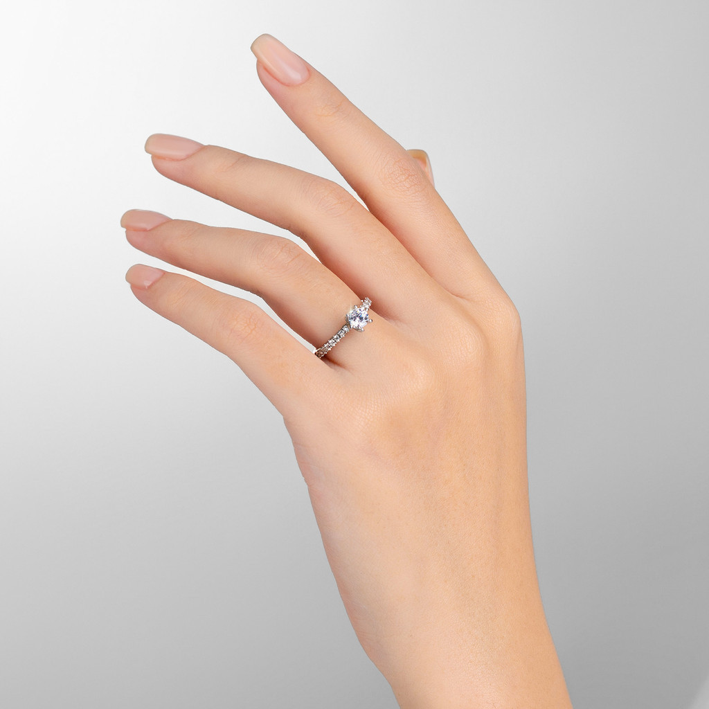 [CHAT TRƯỚC KHI ĐẶT] Nhẫn Cầu Hôn Tierra Modest Love NCH1203 Vàng 14K 18K, Tấm CZ, Nhẫn Hẹn Ước, Khắc Tên Miễn Phí