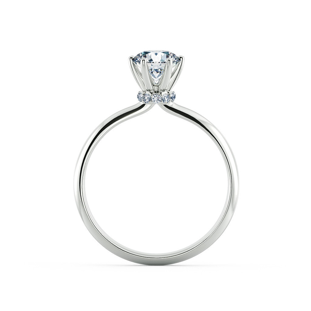 [CHAT TRƯỚC KHI ĐẶT] Nhẫn Cầu Hôn Lovely Honey BCH1303 Vàng 10K 14K 18K Đính Chủ 4.5mm Thiết Kế Dành Riêng Cho Nàng