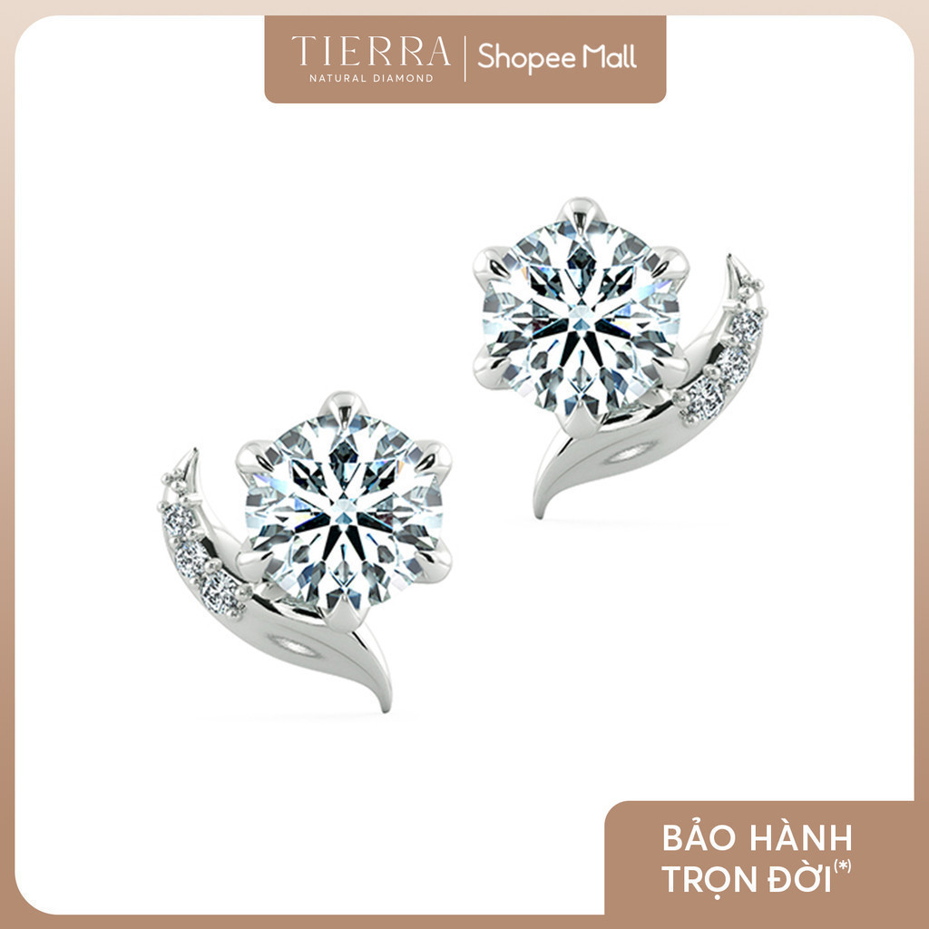 [CHAT TRƯỚC KHI ĐẶT] Bông Tai Tierra Stud BBT1108, Vàng 14K/18K, Phụ Kiện Trang Sức Nữ