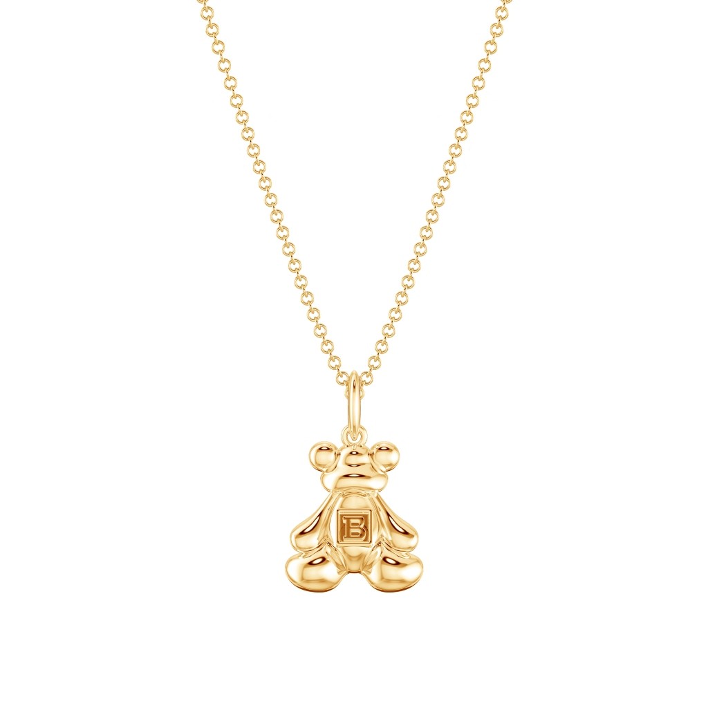 [CHAT TRƯỚC KHI ĐẶT] Mặt Dây Chuyền Tierra Teddy Huggie FMD5024 Vàng Vàng 14K 18K Thiết Kế Hình Con Gấu Dễ Thương