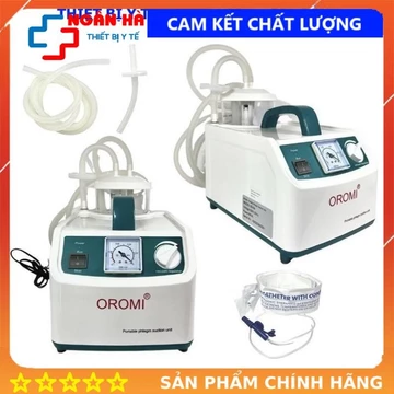 Máy hút đờm mũi 1 bình, Oromi, Lucass, yuwell ( tặng kèm đầu hút mũi).