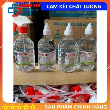 Cồn 70, 90 Độ có Vòi Xịt Thuận Phát Dùng Để Sát Khuẩn Tiệt Trùng Trong Y Tế, SPA. cồn chai