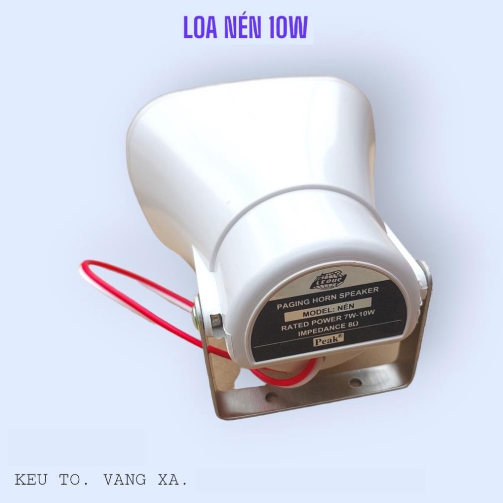 Loa nén phóng thanh 10W chính hãng, dùng làm loa led pháo hoa, loa kẹo ...